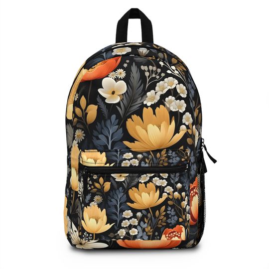 Discover Boho Floral Pattern Backpack