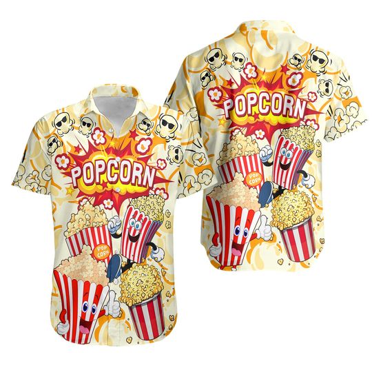Discover NEW! Food Popcorn Is Always The Answer Bang Hawaiian Shirt