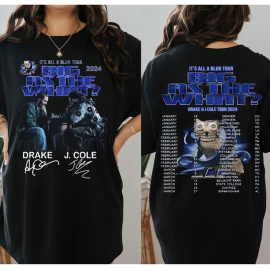 Discover It's All A Blur Big as the What 2024 Tour Shirt