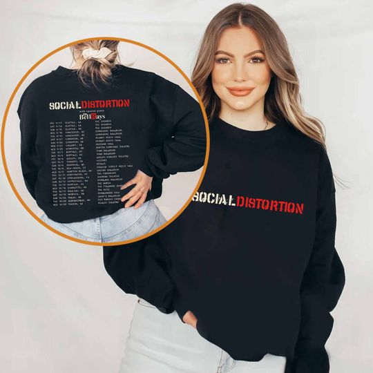 Discover Social Distortion 2024 Fall Tour Sweatshirt