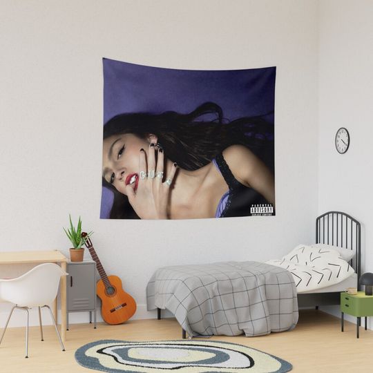 Discover Guts Spill Ur Sour Vampire Olivia Rodrigo Tapestry