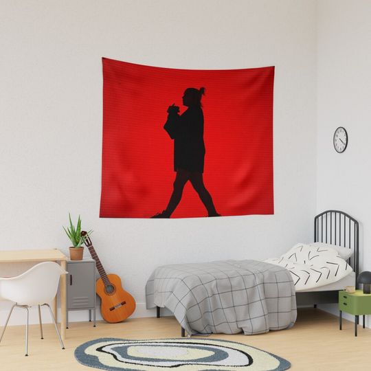 Discover Red Walks Billie Eilish Tapestry