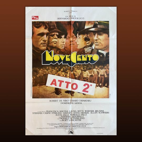 Discover Vintage Film Poster 2F 1900 - Novecento - Bernardo Bertolucci