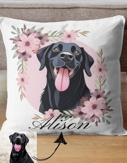Discover Waterproof Pillows Custom Dog Photo Pillow, Pet Memorial Gift ,Custom Pet Pillow