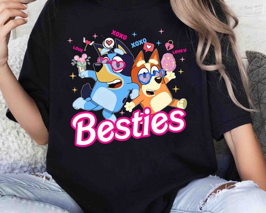 Discover BlueyDad And Bingo Besties Shirt