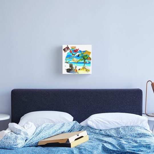 Discover Beautiful Beachside Canvas Print