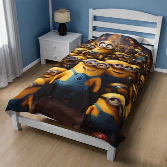 Discover Minions Baby Blanket