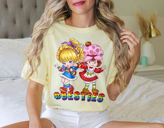 Discover Besties Rainbow Brite Proud LGBT 90s Nostalgia Shirt