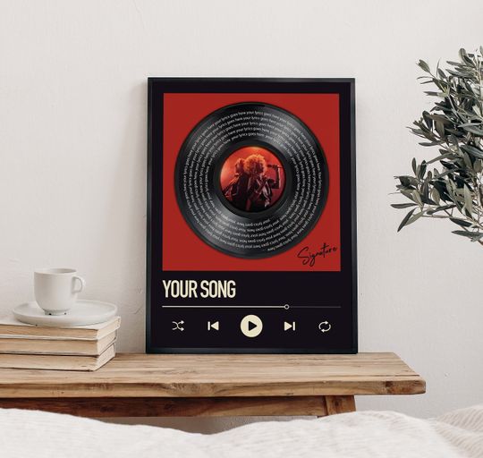 Discover Custom Music Poster | Choose Your Fav Song