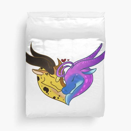 Discover Cricket and Blue Duvet Cover