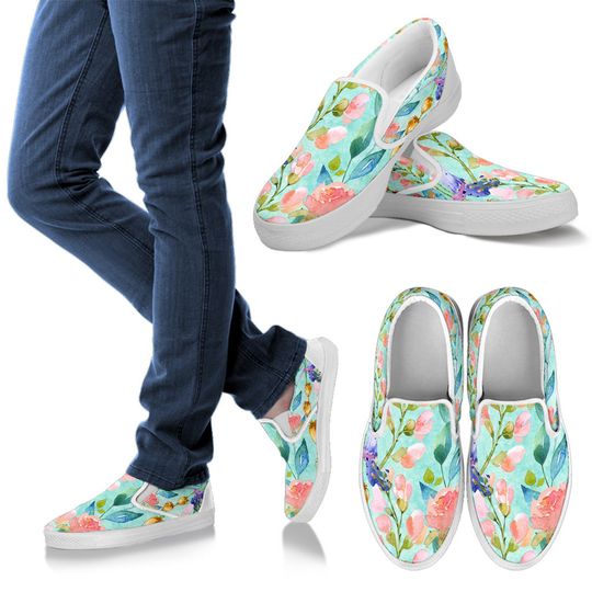 Discover Meadow Bouquet Casual Slip On Shoes