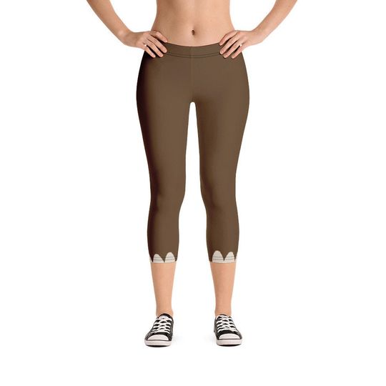 Discover Space Forest Creatures Running Costume Capri Leggings