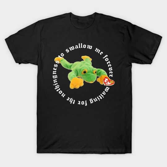Discover Waiting For The Nothingness / Nihilist Meme - Nothing Is Real - T-Shirt