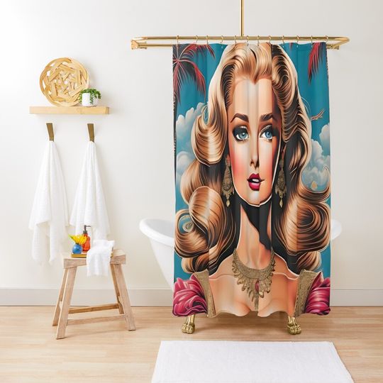 Discover The barbie movie Shower Curtain
