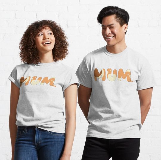 Discover I Love Mum Classic T-Shirt, BlueyDad Family Shirt, BlueyDad Birthday tshirt