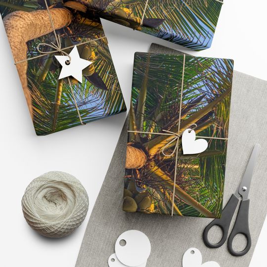 Discover Coconut Tree Wrapping Paper
