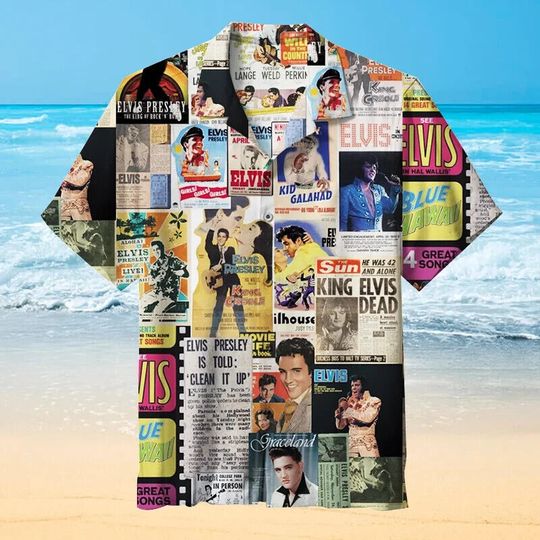 Discover Elvis Presley Hawaiian Shirt, Music Hawaiian Shirt