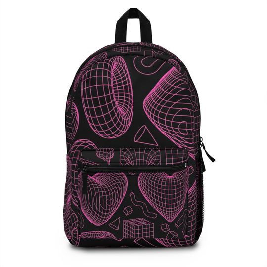 Discover Futuristic Geometric Backpack