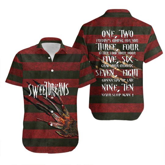 Discover Freddy Krueger Sweet Dreams Hawaiian Shirt