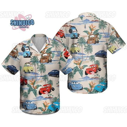 Discover McQueen Hawaiian Button Shirt
