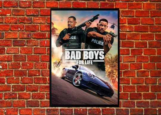 Discover Bad Boys for Life  Action Movie Poster Bad Boys film print