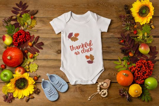 Discover Cute Thanksgiving Baby Onesie , Autumn Holiday