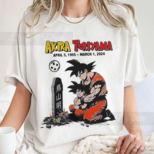 Discover Akira Toriyama Shirt, Akira Toriyama RIP, 40 Years 1984-2024 Shirt