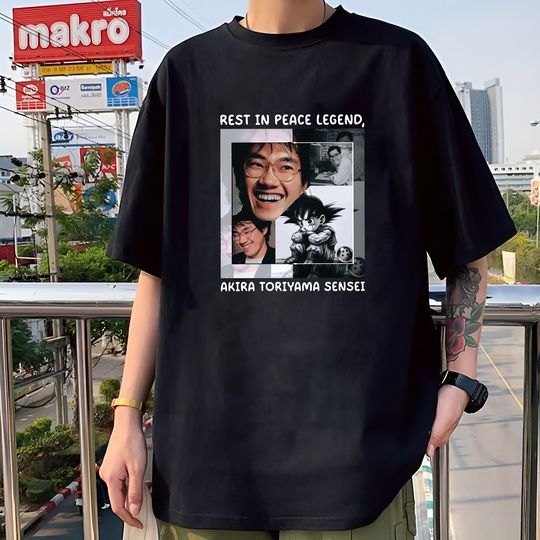 Discover RIP Akira Toriyama Tribute Angel Goku Shirt Thank you Akira Toriyama Shirt