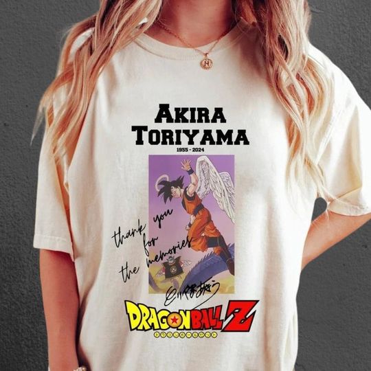 Discover Thank You Akira Toriyama, Akira Toriyama T-shirt, Dragon Ball T-shirt