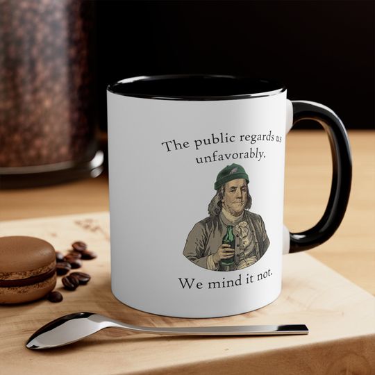 Discover Ben Franklin Eagles Accent Coffee Mug