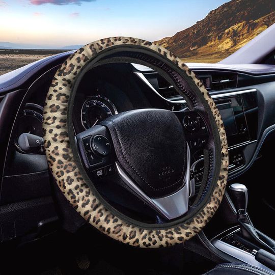 Discover Leopard Steering Wheel Cover, Car Accessories