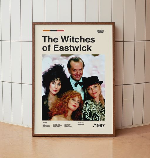 Discover The Witches of Eastwick Vintage Movie Poster