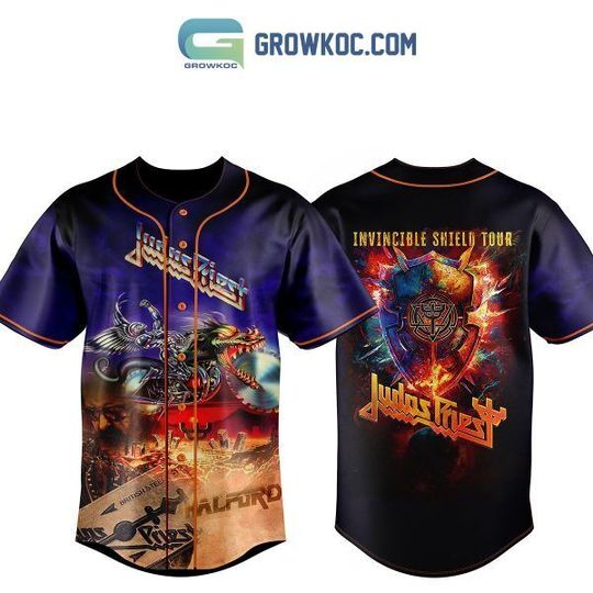 Discover Personalized Judas Priest Invincible Shield Tour Jersey