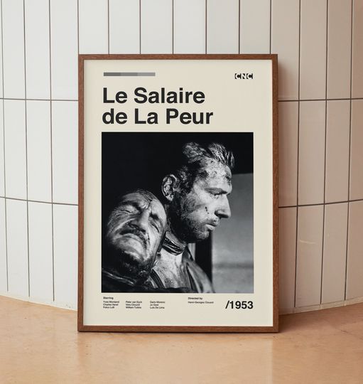 Discover Le Salaire de la Peur The Wages of Fear Vintage Movie Poster