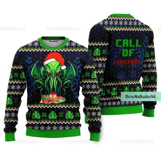 Discover Cute Octopus Ugly Christmas Sweater