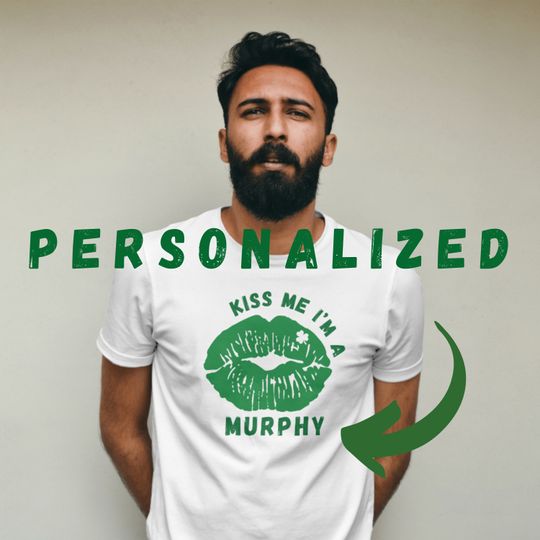 Discover CUSTOM Irish Name T-Shirt |St Patrick's Day