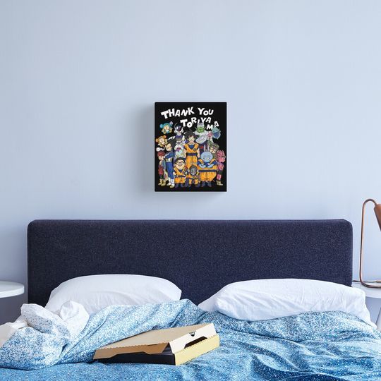 Discover Akira Toriyama, Thank you Akira Toriyama Canvas Print