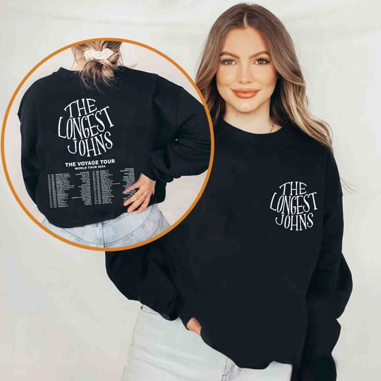 Discover The Longest Johns 2024 World Tour Sweatshirt