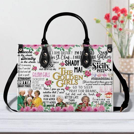 Discover The Stay Golden Leather Bag