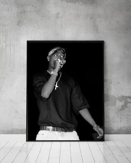 Discover Tupac Shakur 2Pac Poster, Tupac Rapper Home Decor