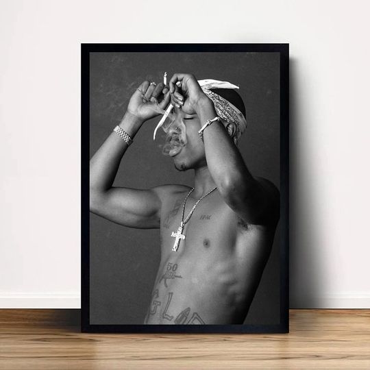 Discover Tupac Shakur 2Pac Poster, Tupac Rapper Home Decor