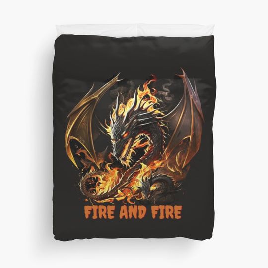 Discover Skull Dragon Spirit, Dragon Clan Flight Claws Duvet Cover