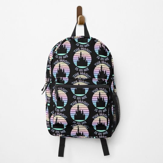 Discover The Magic is in Me - Kingdom Castle Black Backpack