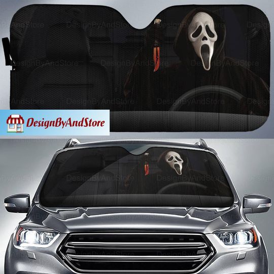 Discover Ghostface Car SunShade, Ghostface Auto Sunshade
