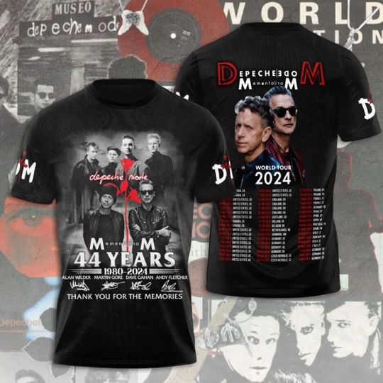 Discover Depeche Mode T-Shirt, Depeche Mode 3D Shirt