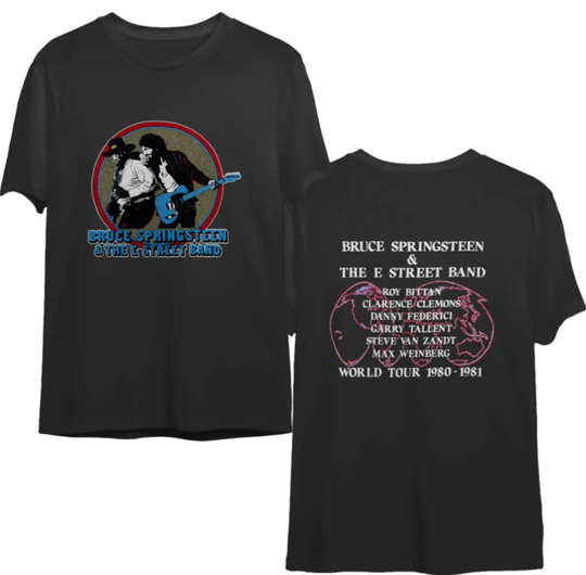 Discover 1980/81 Brruce Springsteen Tour Shirt