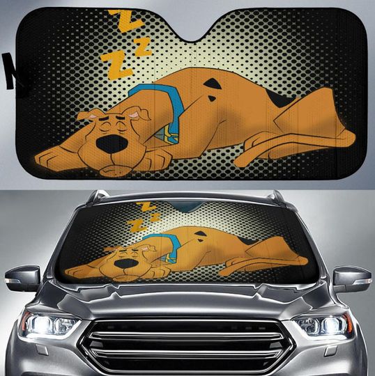 Discover Scooby Doo Driving Car Sun Shade