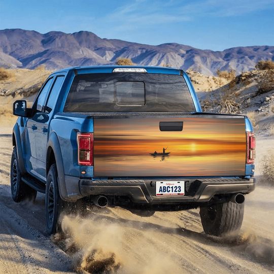 Discover Mountain Truck Bed Decal