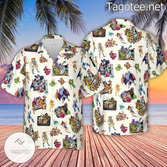 Discover Famous Cartoon Characters Hawaiian Shirt, Gift For Hot Summer 2024