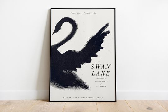 Discover Swan Lake Ballet Poster